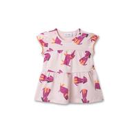 Sanetta Pure Mädchen-Kleid rosa Hund | Hochwertiges und gemütliches Kleid aus Bio-Baumwolle für Mädchen. Baby Bekleidung