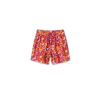 Sanetta Pure Mädchen-Shorts orange Blumen | Praktische und Bequeme Hose aus Bio-Baumwolle für Mädchen. Kinder Bekleidung