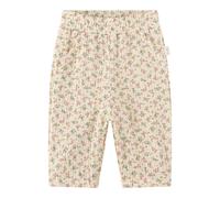 Sanetta Pure Musselin-Hose Blumen 56 natur/bunt