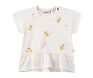 Sanetta Pure T-Shirt Zitronen Volant 62 natur/bunt