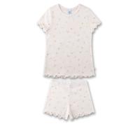 Sanetta - Kid's Pyjama Short AOP 233538 - Schlafanzug, Gr. 128, weiß (WhitePebble)