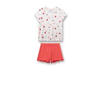 Sanetta Schlafanzug kurz Erdbeere - 140 / beige / 100% Baumwolle