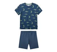 Sanetta Schlafanzug kurz Krokodil 92 blau