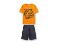 Sanetta - Schlafanzug lang flame orange - Gr. - 098