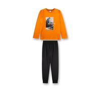 Sanetta - Schlafanzug lang flame orange - Gr. - 152