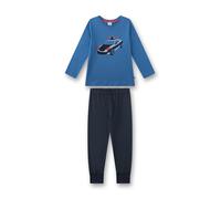 Sanetta Schlafanzug Polizei - 140 / blau / 100% Bio-Baumwolle