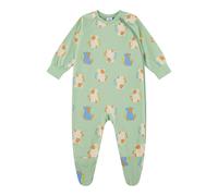 Sanetta Schlafoverall mit Fuß Affen 68 grün/bunt