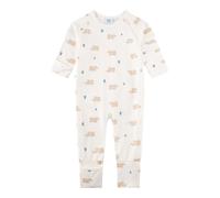 Sanetta Schlafoverall mit Klappfuß Bären 56 natur/braun
