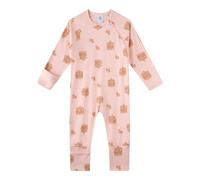Sanetta Schlafoverall mit Klappfuß Karussell 80 rosa