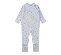 Sanetta Baby-Overall hellblau Regenbogen | Praktischer und bequemer Unisex-Strampler aus Bio-Baumwolle. Baby Overall 074