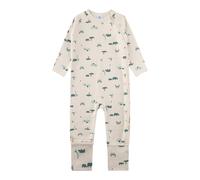 Sanetta Schlafoverall mit Klappfuß Safari 86 natur/grün