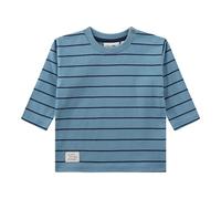 Sanetta Shirt langarm Ringel 62 hellblau/marine
