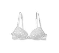 Sanetta Mädchen Soft Cup grau Geformter BH, hellgrau Melange, 70AA