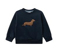 Sanetta Sweatshirt Plüsch-Dackel 98 marine