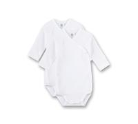 Sanetta Unisex Baby Wickelbody im Doppelpack Weiß Wickelbody im Doppelpack (1er Pack)