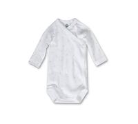 Sanetta Unisex Baby Wrapover 1/1 Allover Formender Body, Grau (Grey Mel. 1737.0), 56