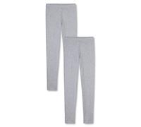Sanetta Unisex Unterhose lang im Doppelpack aus 100% Baumwolle, Blau (Neptun 50226) 176, Farbe:Grau (hellgrau 1646), Größe:116