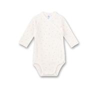 Sanetta Wickelbody Langarm Weiß | Nachhaltiger und süßer Wickelbody für Mädchen aus Bio-Baumwolle. Baby Wickelbody 044