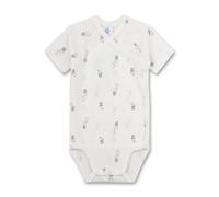 Sanetta Wickelbody kurzarm Off-White | Bio-Baumwolle, GOTS-zertifiziert, hautfreundlich.