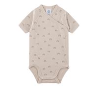 Sanetta Wickelbody kurzarm Regenbögen 62 beige