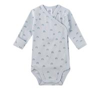 Sanetta Wickelbody langarm Regenbögen 62 hellblau