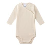 Sanetta Wickelbody langarm Wolle/Seide 56 natur