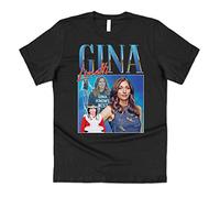 Sanfran Clothing Gina Linetti Homage Top Funny Brooklyn Nine Show Retro 90er Vintage T-Shirt Gr. M, Schwarz