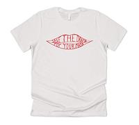 Sanfran Clothing Save The Drama for Your Mama Rachel Green Friends T-Shirt Top Shirt Tee Retro 90er Jahre Herren Damen Meme Funny Geschenk Gr. Small, weiß
