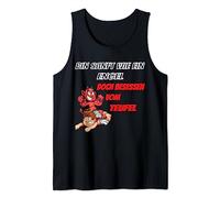 Sanft wie ein Engel doch besessen vom Teufel Spruch Tank Top