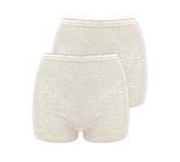 Sangora 2er Sparpack Damen-Pagenschlüpfer 7960751 = XL in wollweiss-wollweiss
