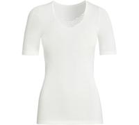 Sangora Spenzer 1/4 Arm weiß dezente Spitze - XXL