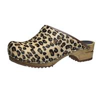 Medizinische Clogs Sanita Caroline Leopard-Schuhgröße 42