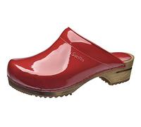 Sanita Classic Patent Open, Damen Clogs, Rot (Red 4), 38 EU (5 UK)