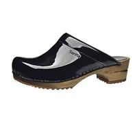 Sanita Damen Clogs Holz offen Classic schwarz 37