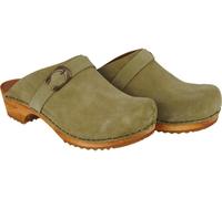 Sanita Clogs Damen Clog offen Wood-Hedi Open Green