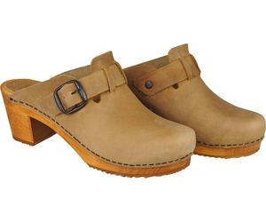 Sanita Clogs Damen Clog offen Wood-Malulo Square Open Nature-42