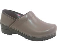 Sanita Damen Clog geschlossen Original-Prof. Izabella Taupe