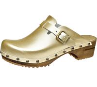 Sanita Damen Clog Wood-Krisla Open 478005 Gold-37