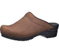 Sanita Damen Clogs Original-Sonja Textured Oil Op 450247 Antique Brown-35
