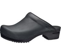 Sanita Damen Clogs Wood-Chrissy Open 1200009W Black-36