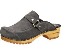 Sanita Damen Clogs Wood-Lissy Open 479140 Antracite-36