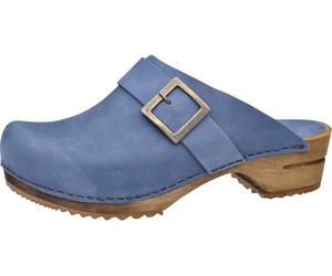 Sanita Damen Clogs Wood-Urban Open 453062 Dove Blue-36