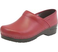 Sanita Damen Geschlossener Clog Original-Prof. Izabella Red