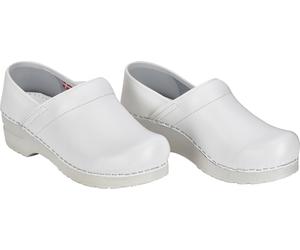 Sanita Damen Geschlossener Clog Original-Prof. Pu White-35