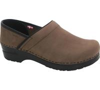 Sanita Damen Geschlossener Clog Original-Prof. Textured Oil Antique Brown-36