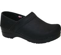 Sanita Damen Geschlossener Clog Original-Prof. Textured Oil Black-36