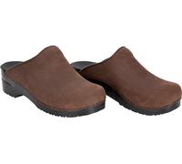 Sanita Damen Offener Clog Original-Karl Textured Oil Op Antique Brown-48