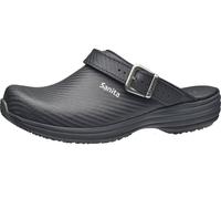 Sanita Damen Offener Clog Wave-Carbon Open Black/Black-41