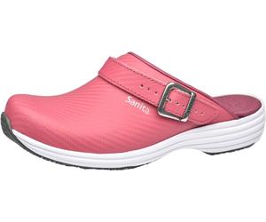 Sanita Damen Offener Clog Wave-Carbon Open Fuchsia-42