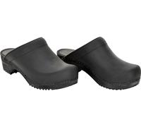 Sanita Damen Offener Clog Wood-Chrissy Open Black